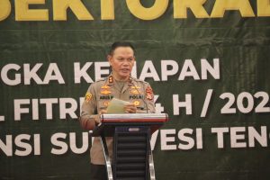 Rakor Lintas Sektoral, Polda Sulteng turunkan 1416 personil Polri dalam Ops Ketupat Tinombala