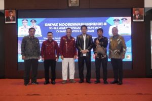 PEMERINTAH  PROVINSI SULAWESI TENGAH  LAKSANAKAN RAKOR UKPBJ TAHUN 2023 DI KABUPATEN BANGGAI.
