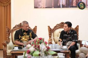 LPP RRI PALU AUDENSI KE BUPATI PARIGI MOUTONG