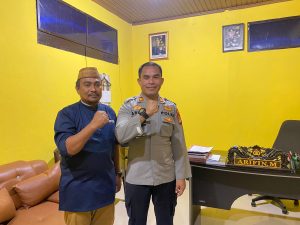 Ketua Lamahu Sowan ke kapolsek Parigi