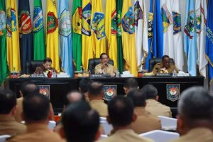 Pj.Bupati Parimo Hadiri Rakor Kepala Daerah di kemendagri