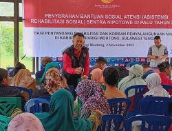 Centra Nipotowe palu berikan bantuan ke 2 klaster PMKS