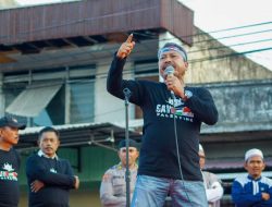 Sakti Lasimpala Bakar Semangat Massa Aksi Peduli Palestina di Tugu Mercury