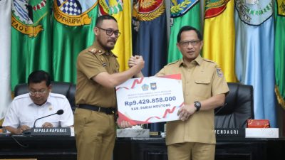 Berhasil Kendalikan Inflasi, Pemda Parigi Moutong Terima Insentif Fiskal Dari Pemerintah Pusat