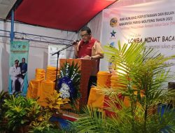 Pj Bupati Parimo Buka Pameran Promosi Perpustakaan dan Kearsipan