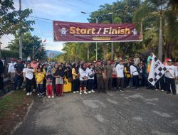 Sosialisasikan Pemilu Serentak 2024, KPU Kab Parigi Moutong Gelar Jalan Santai