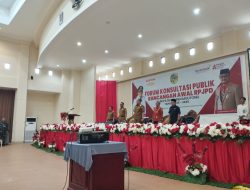 Forum Konsultasi Publik Penyusunan Dokumen Rancangan Awal RPJPD Kabupaten Parigi Moutong Tahun 2025-20245