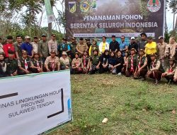Mawardin, Wakili Sulawesi Tengah dalam Kegiatan Penanaman Pohon Serentak