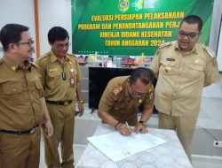 Evaluasi Persiapan Pelaksanaan Program dan Penandatanganan Perjanjian Kinerja Bidang Kesehatan Tahun Anggaran 2024
