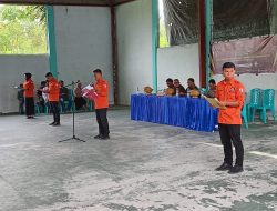 Tegar Wakili Komisioner KPU Parimo Lantik 294 KPPS se Kecamatan Parigi