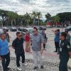 Pj.Bupati Parimo,Richard A.Djanggola diskusi dengan beberapa camat.Foto.Mat Daniali (02/02/2024)