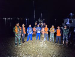 Pos TNI AL Parigi Moutong Bantu Evakuasi Nelayan di Perairan Pulau Makakata