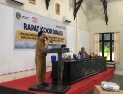 Rapat Koordinasi Evaluasi Penyelenggaraan Statistik Sektoral Daerah Dan Satu Data Indonesia Kabupaten Parigi Moutong