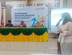 Welcome Speech Pembinaan Statistik Sektoral Kabupaten Parigi Moutong Tahun 2024