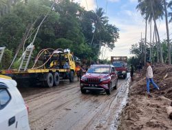 Akses Jalan Trans Sulawesi di Parimo Tertutup Akibat Banjir Sudah Bisa Dilewati