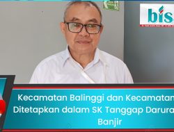 Kecamatan Balinggi dan Kecamatan Torue Ditetapkan dalam SK Tanggap Darurat Pasca Banjir