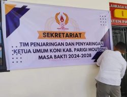 Kepemimpinan KONI Parigi Moutong Terancam Setelah Ketua Mendaftar sebagai Calon Kepala Daerah