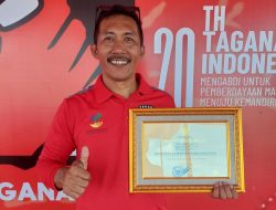 Tagana Parigi Moutong Terima Penghargaan dari Menteri Sosial RI di Aceh Utara