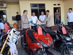 Polres Parigi Moutong Berhasil Ungkap Kasus Curanmor.