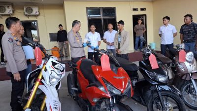 Polres Parigi Moutong Berhasil Ungkap Kasus Curanmor.