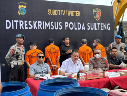 Polda Sulteng tahan 2 WNA Tersangka PETI