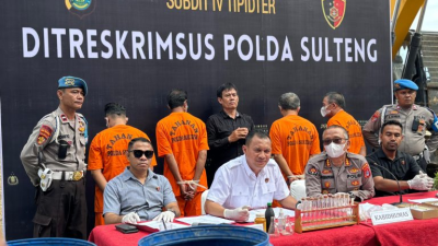Polda Sulteng tahan 2 WNA Tersangka PETI