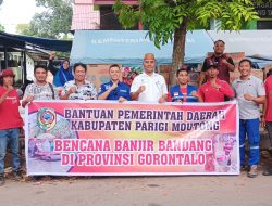 Kabupaten Gorontalo Terima Bantuan Kemanusiaan Dari Pemda Parigi Moutong