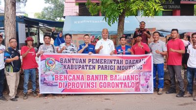 Kabupaten Gorontalo Terima Bantuan Kemanusiaan Dari Pemda Parigi Moutong