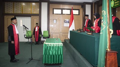 Zainal Ahmad Resmi Dilantik sebagai Ketua Pengadilan Negeri Parigi Kelas II