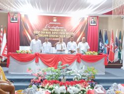 Lima Bakal Pasangan Calon Bupati dan Wakil Bupati Mendaftar di KPU Parigi Moutong