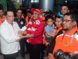 Nizar Sambut PWI Sulteng Usai Berlaga Di Powarnas Banjarmasin