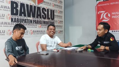 Bawaslu Parigi Moutong Siap Terima Laporan Sengketa Bapaslon Amrullah-Ibrahim