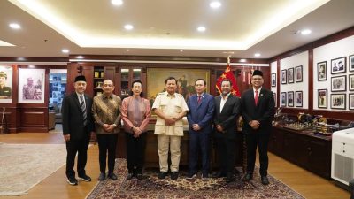Menteri Pertahanan Prabowo Subianto Terima Kunjungan Pimpinan DPD RI