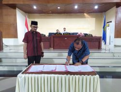 Sekretaris Daerah Hadiri Rapat Paripurna DPRD Kabupaten Parigi Moutong untuk Pembentukan Alat Kelengkapan DPRD