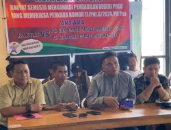 Diberi Kuasa,Rumah Hukum Tadulako Gugat Dua Perusahaan Tambang di PN Poso