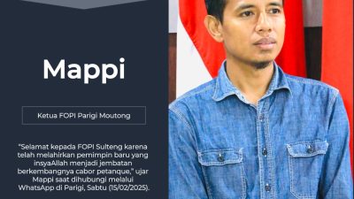Musprov FOPI Sulteng 2025: Mappi, Selamat Kepada Dr. Humaedi Terpilih Sebagai Ketua Umum