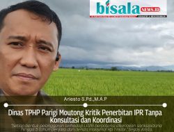 Dinas TPHP Parigi Moutong Kritik Penerbitan IPR Tanpa Konsultasi dan Koordinasi