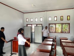 Pj Bupati Parmout Resmikan dan Monitoring Pembangunan Sarana Pendidikan
