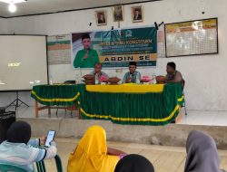 Anleg Parigi Moutong, Abdin Gelar Reses Serap Aspirasi Warga di Desa Tandaigi