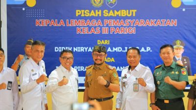 Zulfinasran Hadiri Pisah Sambut Kalapas Kelas III Parigi, Tegaskan Dukungan Pemda