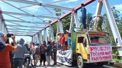 Ratusan Warga Demo PETI di Tinombo Selatan,Diduga Ada Kades dan Oknum Polisi Terlibat