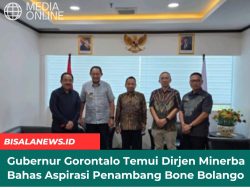 Gubernur Gorontalo Temui Dirjen Minerba,Bahas Aspirasi Penambang Bone Bolango