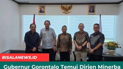 Gubernur Gorontalo Temui Dirjen Minerba,Bahas Aspirasi Penambang Bone Bolango