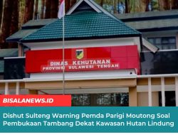 Dishut Sulteng Warning Pemda Parigi Moutong Soal Pembukaan Tambang Dekat Hutan Lindung