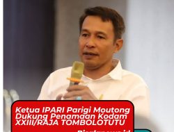 Ketua IPARI Parigi Moutong Dukung Penamaan Kodam XXIII/RAJA TOMBOLOTUTU