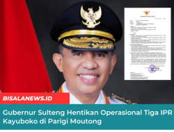 Gubernur Sulteng Hentikan Operasional Tiga IPR Kayuboko di Parigi Moutong