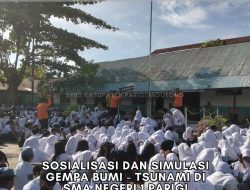Cegah Risiko Bencana, BPBD Gelar Edukasi Mitigasi di SMA Negeri 1 Parigi