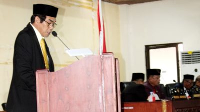 Erwin Burase Hadiri Paripurna,Minta Kolaborasi Aktif Eksekutif dan DPRD