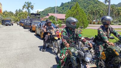 Polres Parigi Moutong Bersama TNI Gelar Patroli Skala Besar: Wujud Sinergi Jaga Kamtibmas Kondusif