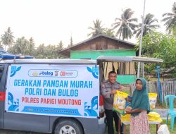 Peduli Warga, Polres Parigi Moutong Gelar Pasar Murah: 600 Sak Beras Terjual Habis